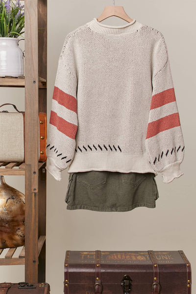 Mello. - Tiger  Round Neck Sweater