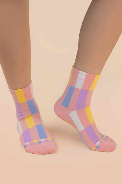 VERY J - SC10005C - Color block casual socks