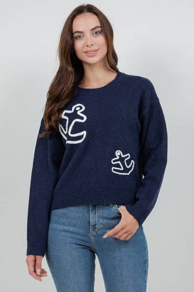 Dreamers by Debut - Double Anchor Knit Sweater