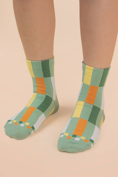 VERY J - SC10005C - Color block casual socks