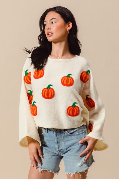 Pumpkin Patch Sweater Top