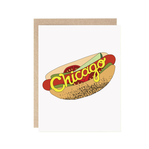 Chicago Hot Dog Card