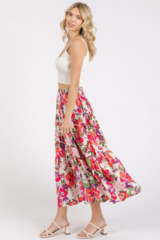Ruffle Tiered Maxi Skirt