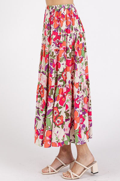 Ruffle Tiered Maxi Skirt