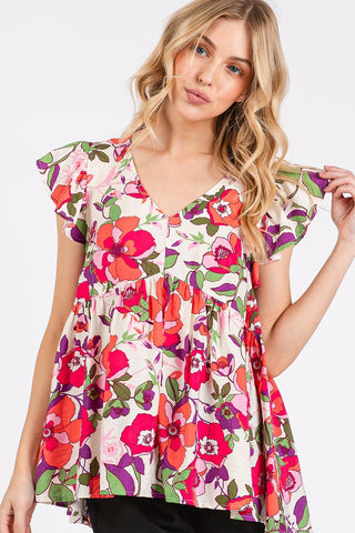 Fun in Fuchsia Short Sleeve Top