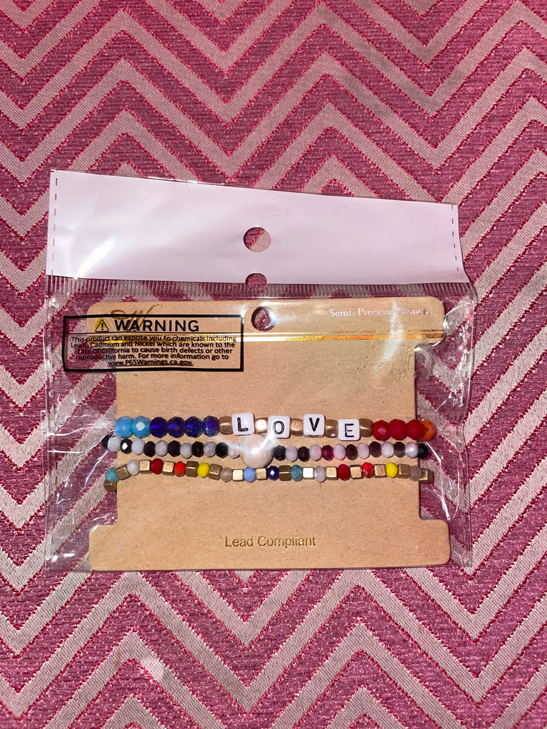 Love Bracelet Set (Red)
