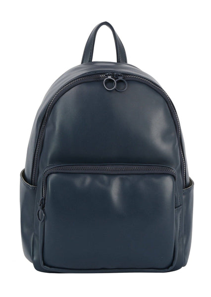 Vegan Leather Puffy Backpack