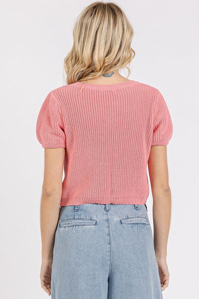 Puffed and Cropped Top