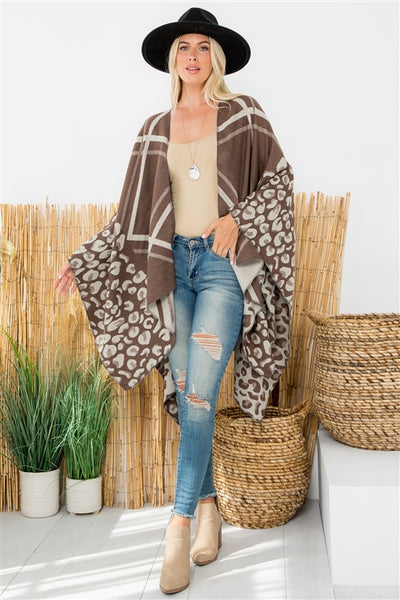 Taupe and Tan Shawl