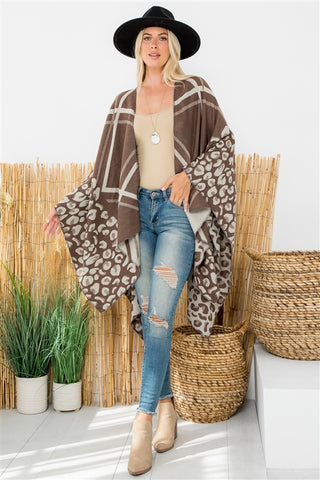 Taupe and Tan Shawl