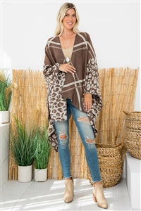 Taupe and Tan Shawl