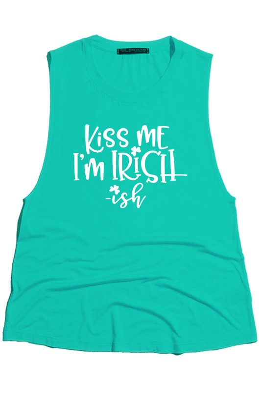 Kiss Me I'm Irish-ish St. Patrick's Day Tank