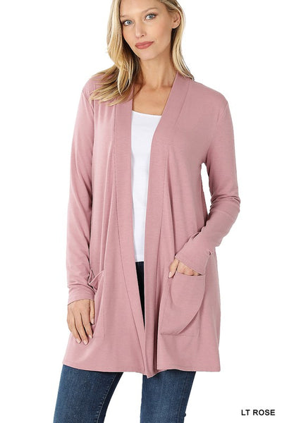 Slouchy Pocket Open Cardigan