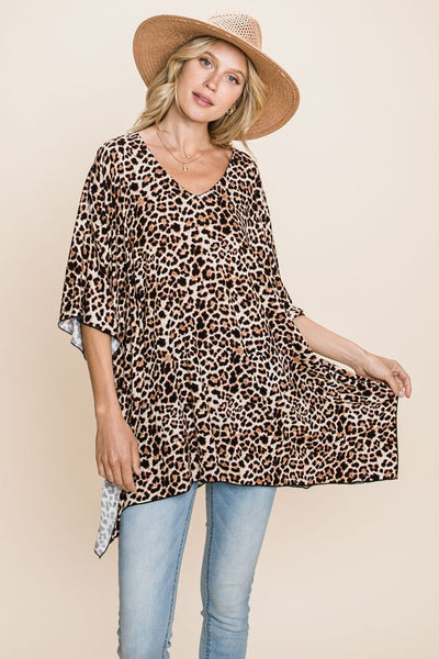Leopard Oversized Top