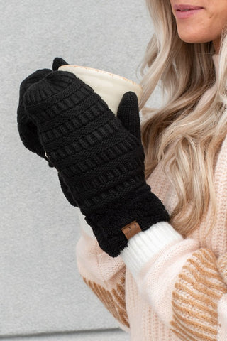 CC Fuzzy Lined Mittens