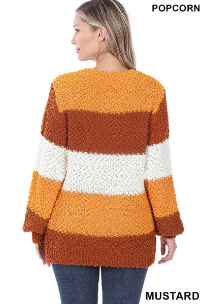 Ready For Fall Color Blocked Sweater