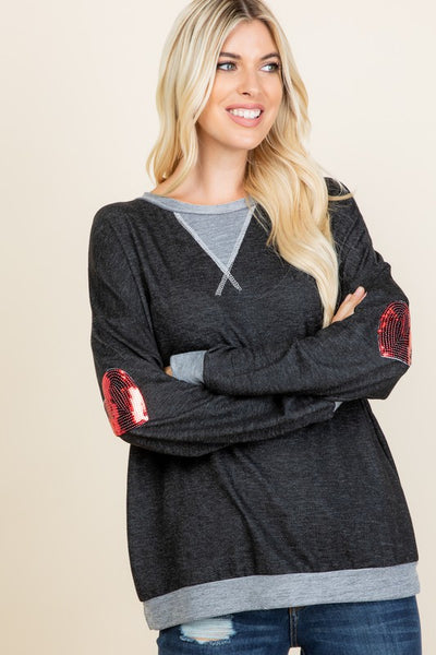 Heart On My Sleeve Top