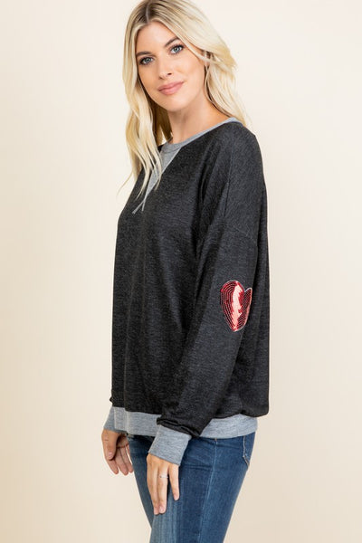 Heart On My Sleeve Top