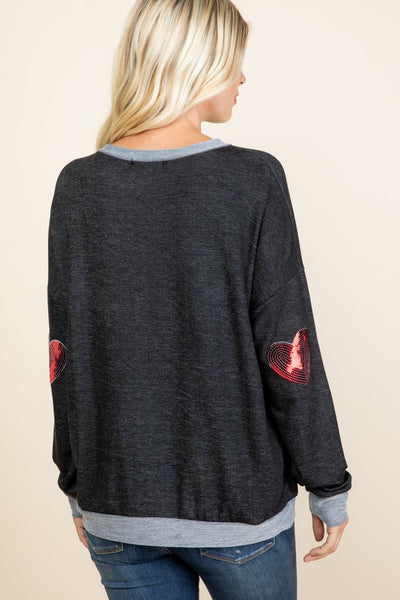 Heart On My Sleeve Top