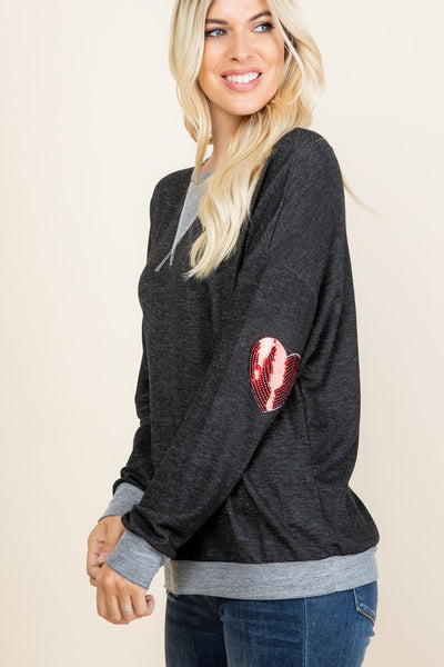 Heart On My Sleeve Top