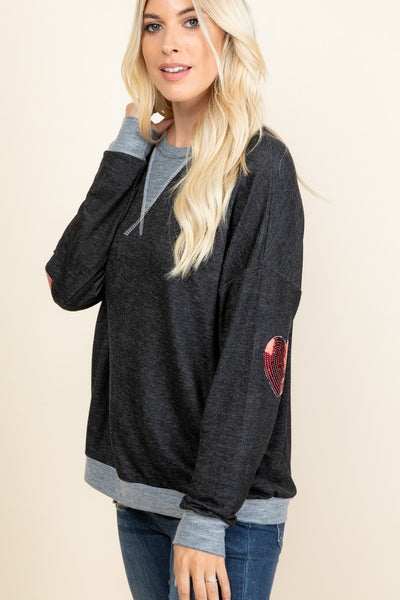Heart On My Sleeve Top