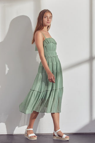 Sage Midi Dress