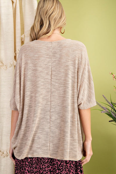 Lightweight Kimono Sweater - Blush