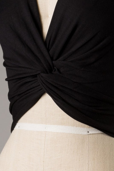 Front Twist Crop Top