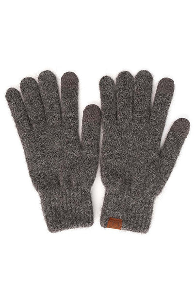 CC Heather Knit Smart Tips Gloves