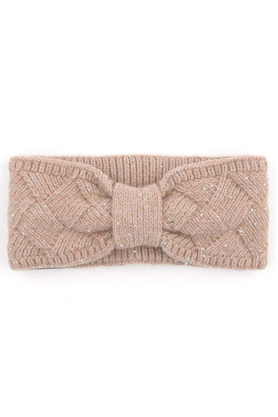 CC Brioche Cable Pattern Sequin Headband