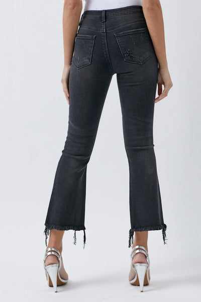 Mid Rise Ankle Flare