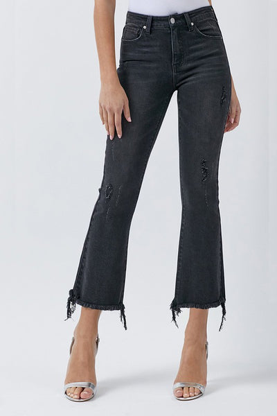 Mid Rise Ankle Flare