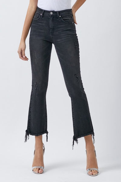 Mid Rise Ankle Flare