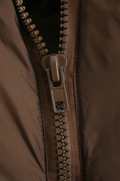 Dark Brown Puffy Vest