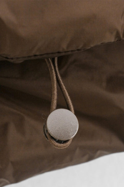 Dark Brown Puffy Vest
