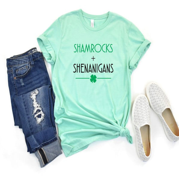 Shamrock And Shenanigans Graphic Tee