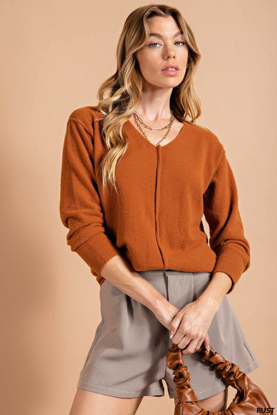 Ready in Rust for Fall Sweater