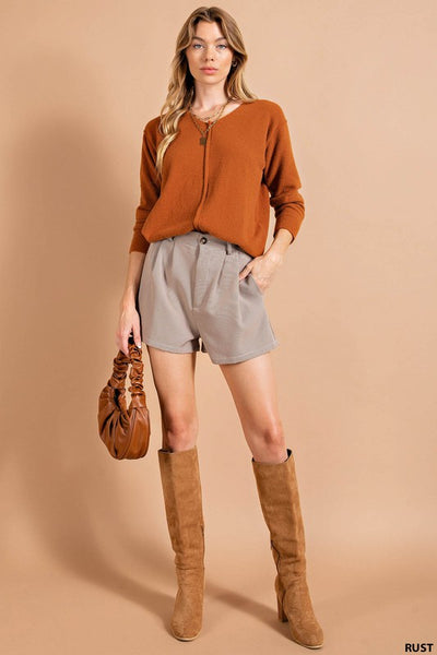 Ready in Rust for Fall Sweater