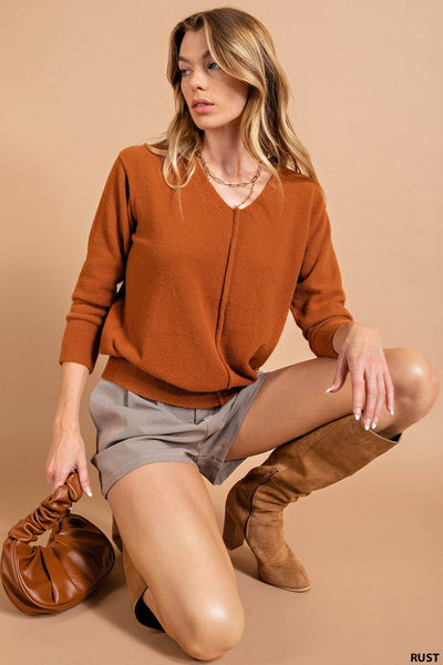 Ready in Rust for Fall Sweater