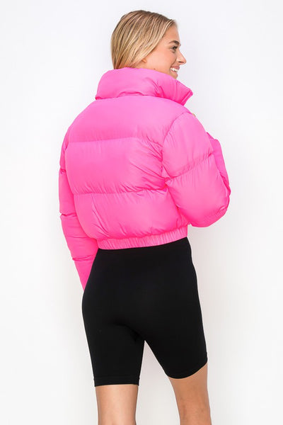 Pink Puffy Ski Bunny Jacket