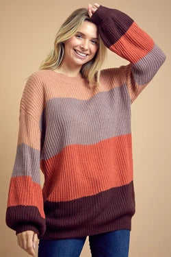 Color Block Cutie Sweater