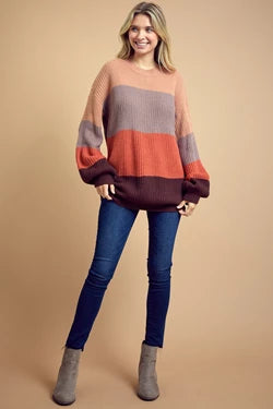 Color Block Cutie Sweater