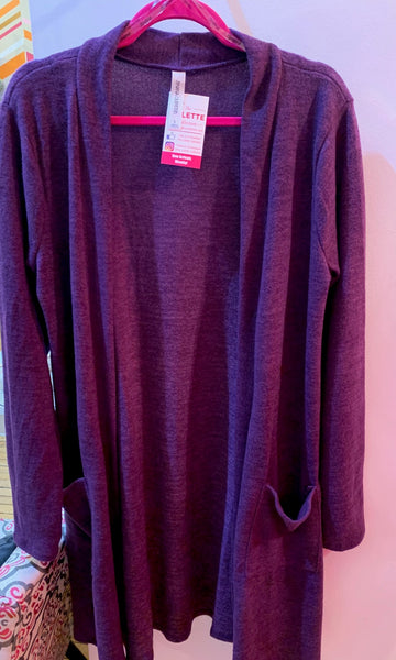 Purple Cardigan