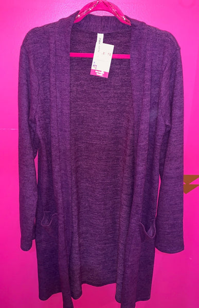 Purple Cardigan