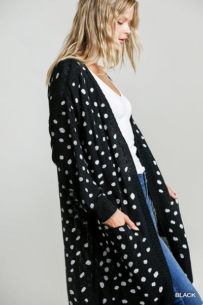 Umgee Hand Stamped Cardigan 