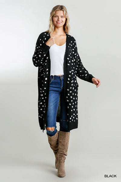Umgee Hand Stamped Cardigan 