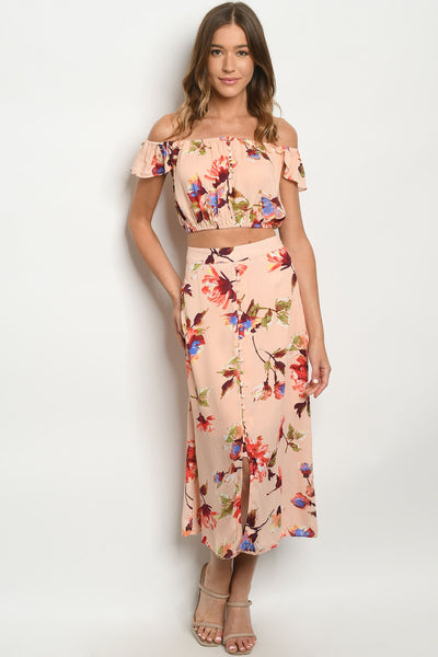 Blush Floral 2 Piece Set