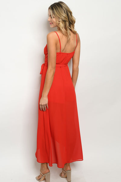 On Fire Red Jumpsuit