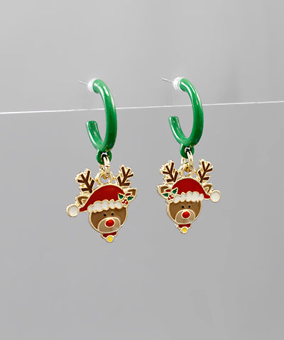 Holiday Huggie Earring