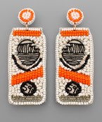 White Claw Earrings